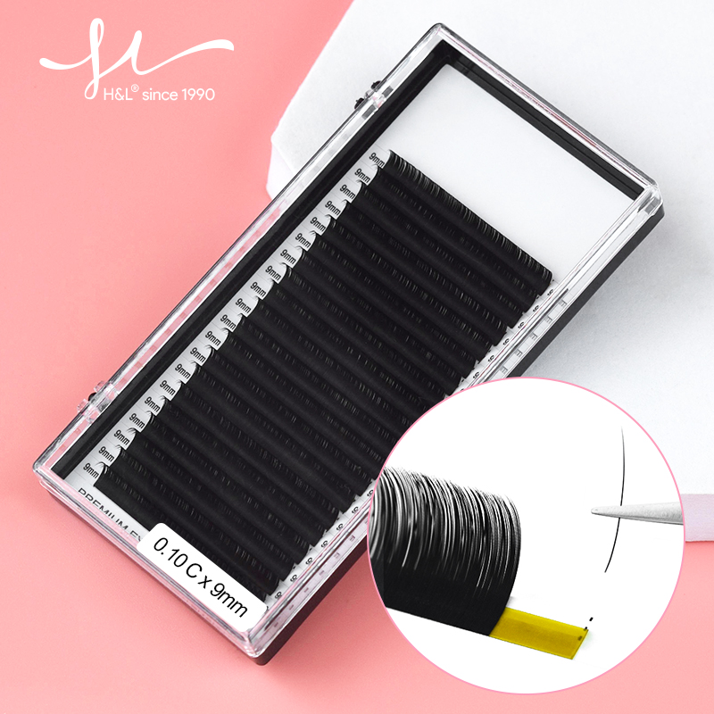Eyelash Extension For Asian Eyes - Cils individuels coréens PBT, matériaux de