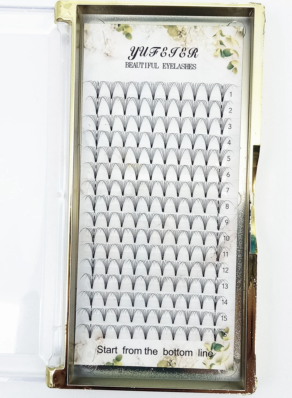 Eyelash Extension Russian - HBZGTLAD 16 Lignes de Bouquets de