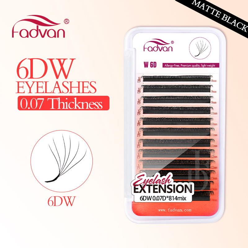 FADVAN réel 6D W cils 0.07 W f - Eyelash Extension Human Hair avis et prix