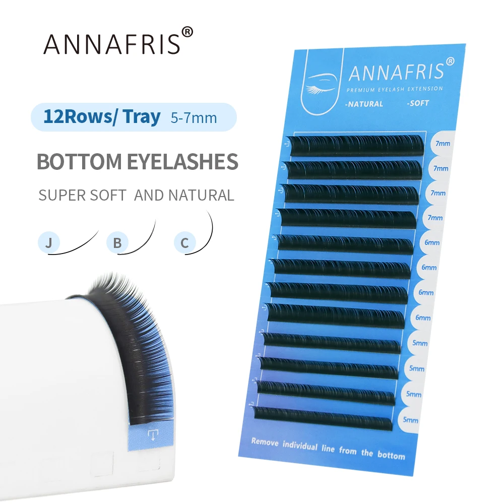 ANNAFRIS cils inférieurs 5-7mm - Eyelash Extension Human Hair avis et prix